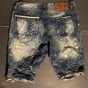 Heritage America 76 Denim Distillery Jean Shorts Buffalo Nickle 36" waist Mens